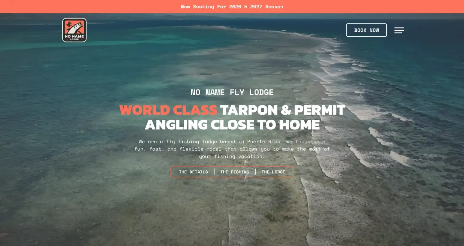 No Name Fly Lodge website page 4