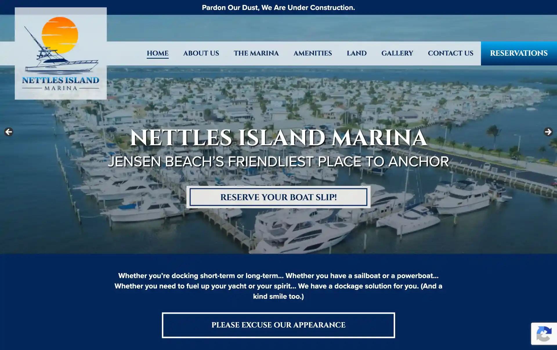 Jensen Marina previous website