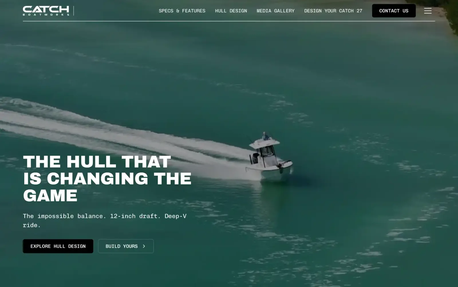 Catch Boatworks website page 3
